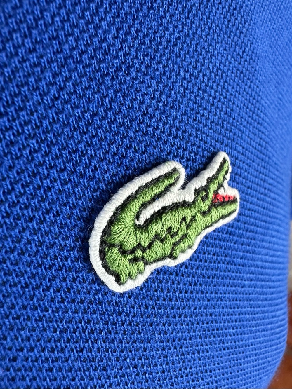 Lacoste Men's Vibrant Blue Polo Shirt with Iconic Crocodile - Picture 2 of 6
